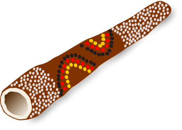 A didgeridoo